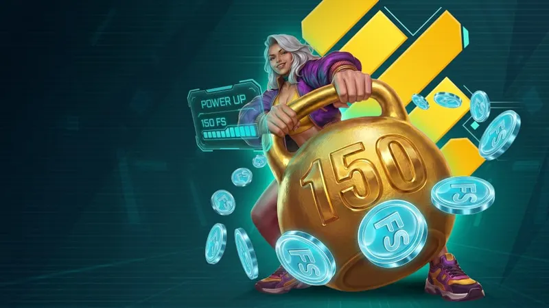 Playbaze Login und Registrierung: Maskottchen mit 150 Freispiele Kettlebell