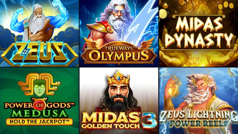 Ist Playbaze seriös: Slots wie Zeus, Midas Dynasty und Medusa aus der Lobby
