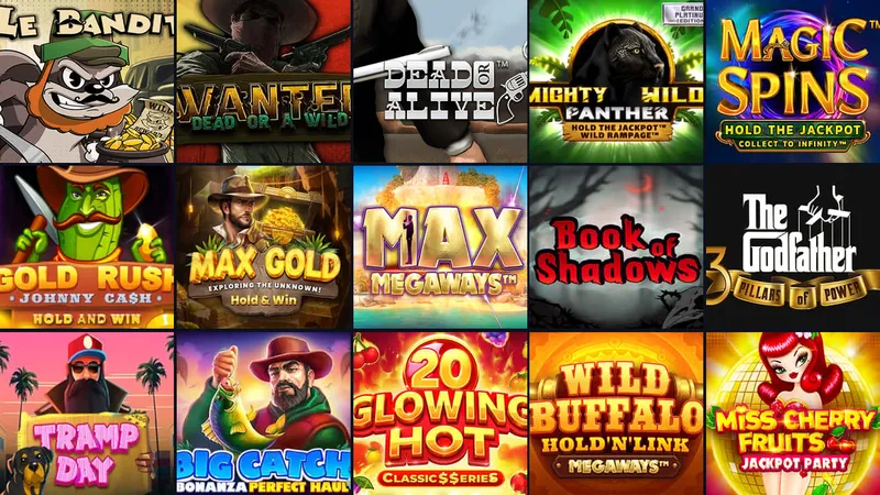 Playbaze Spiele: Slots wie Le Bandit, Wanted Dead or a Wild und Dead or Alive